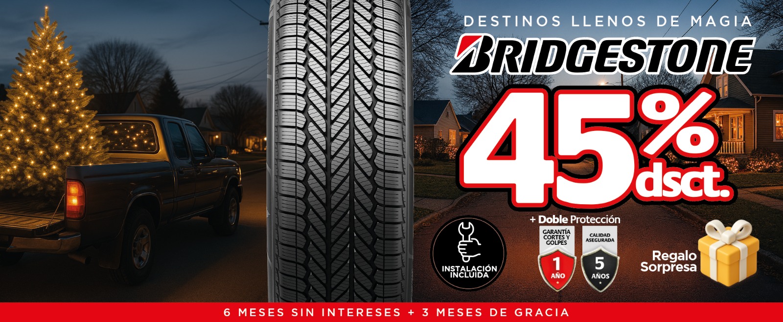 NAVIDAD BRIDGESTONE 45%